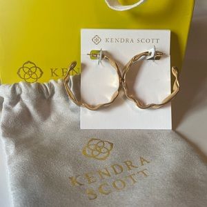 Kendra Scott Gold Holland Hoops